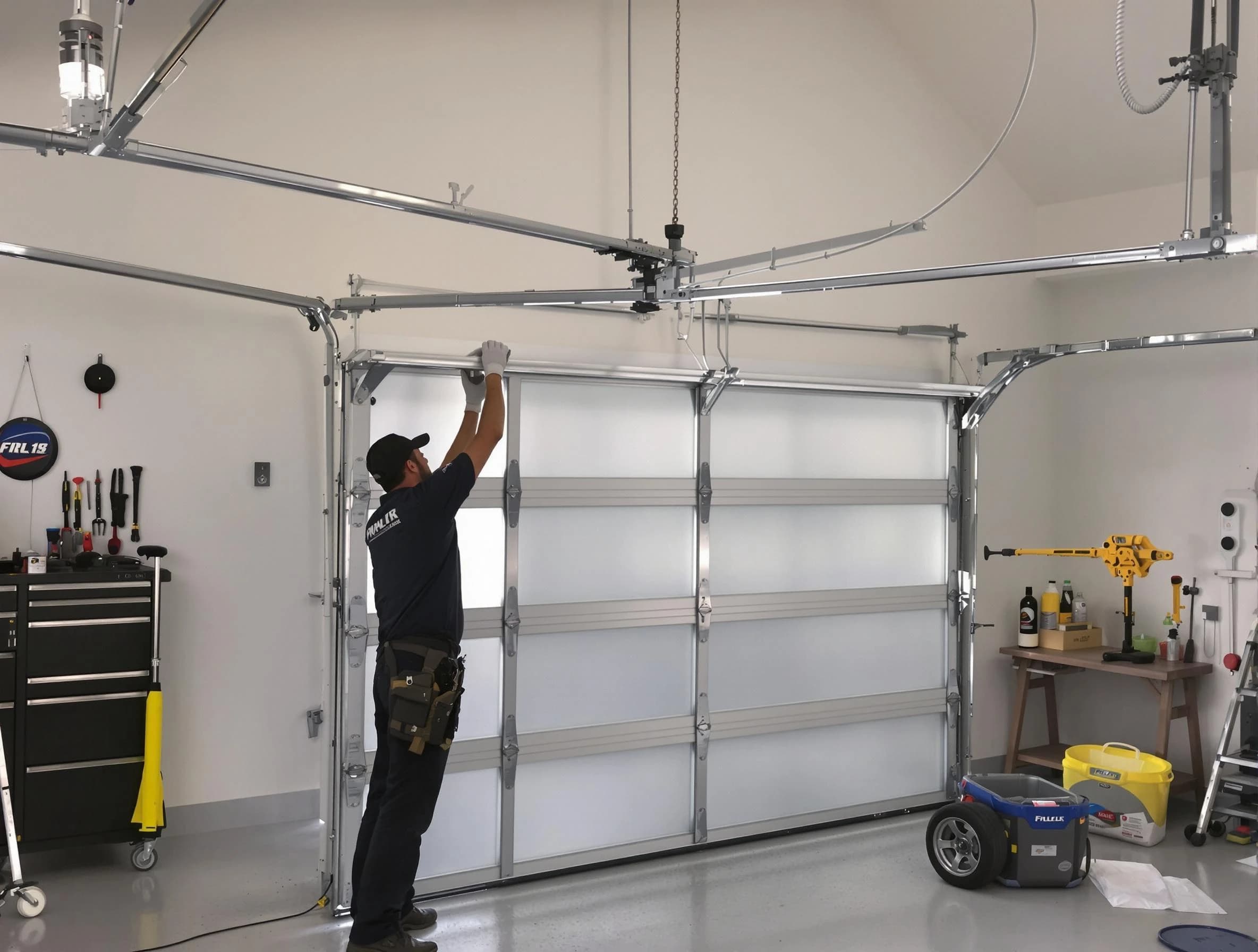 McLoud Garage Door Repair certified team performing precision garage door installation in McLoud