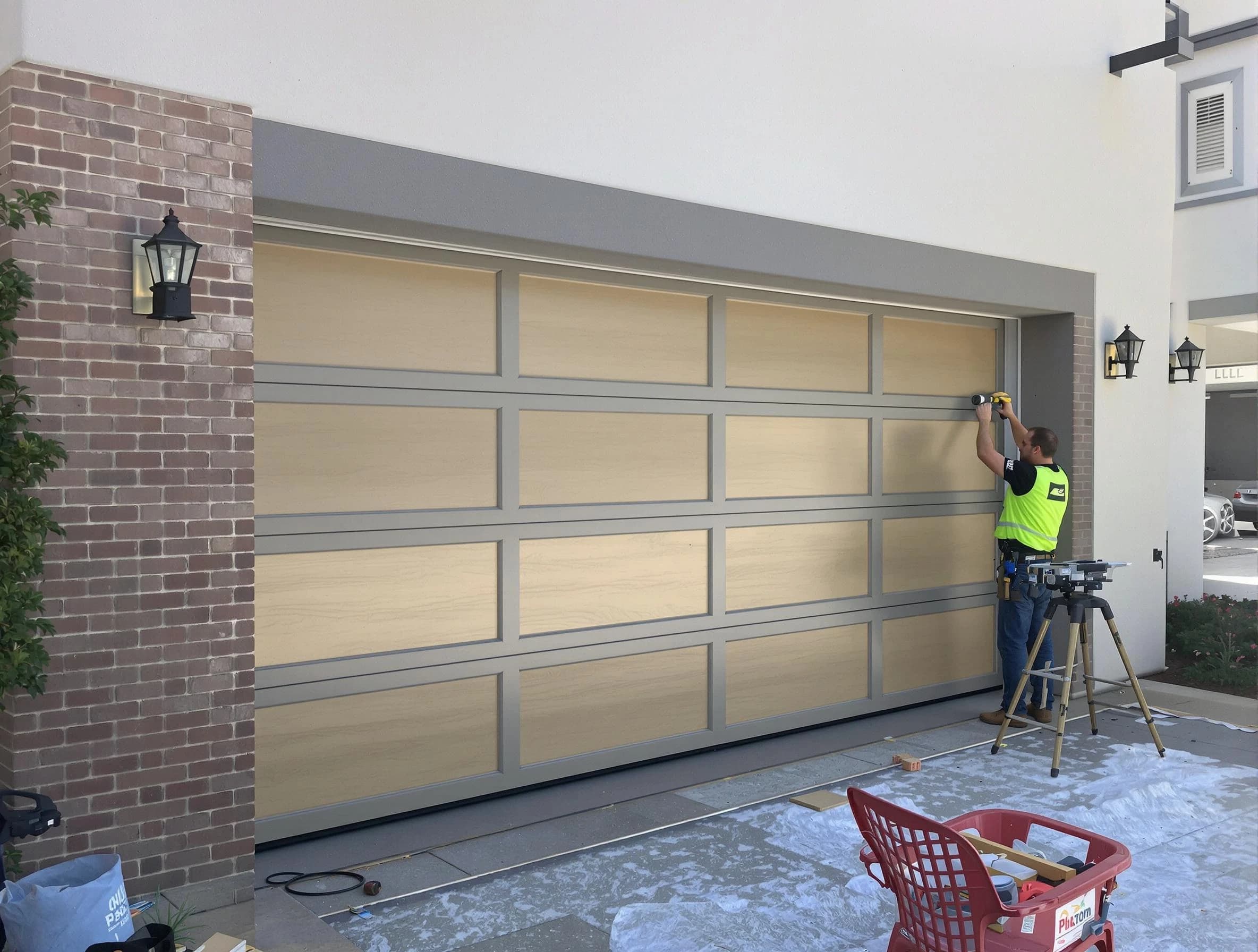 Garage door replacement service by McLoud Garage Door Repair in McLoud