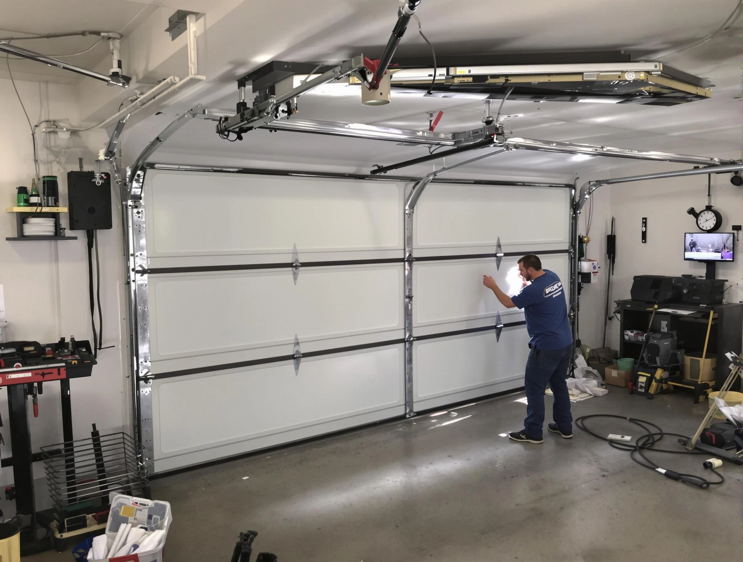 Professional garage door repair service by McLoud Garage Door Repair in McLoud