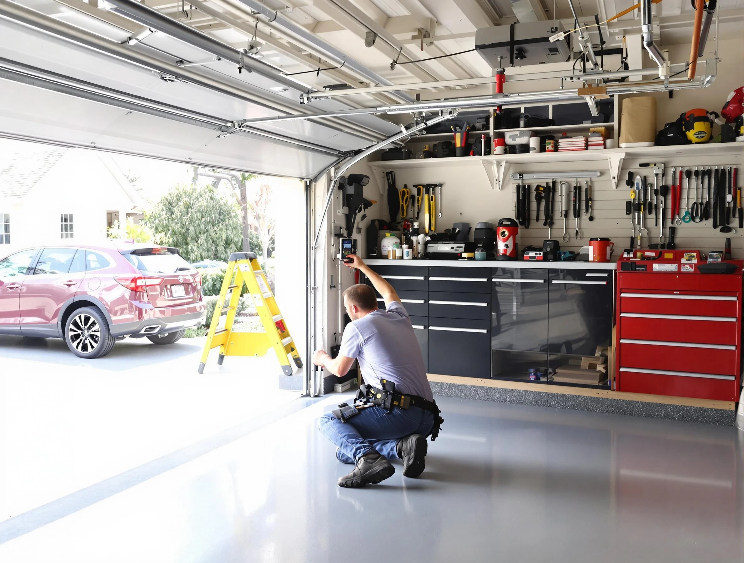 Local garage door repair service by McLoud Garage Door Repair in McLoud