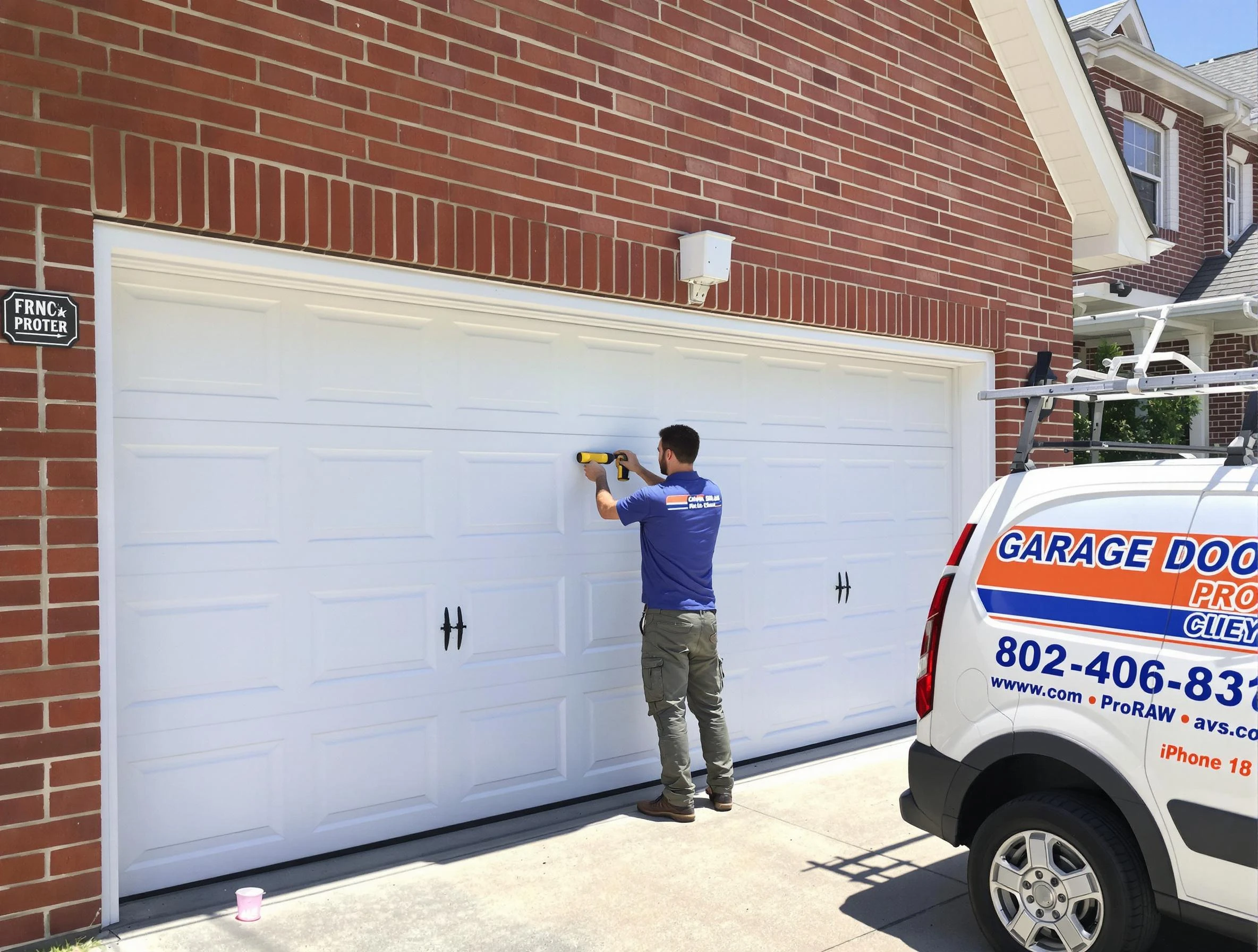 Local garage door repair service by McLoud Garage Door Repair in McLoud